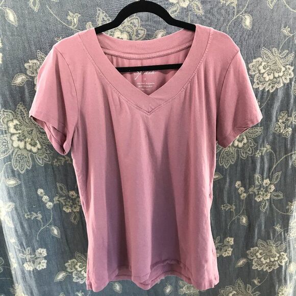 Splash dusty pink v-neck t-shirt size 2X - Picture 1 of 4